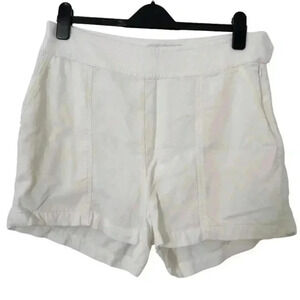 Derek Lam 10C Athleta White Central Park Shorts Relaxed Coastal Flowy Women's 12